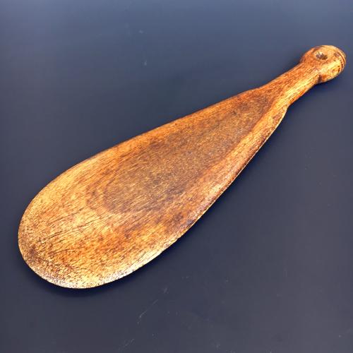 Whale bone patu Paraoa Maori