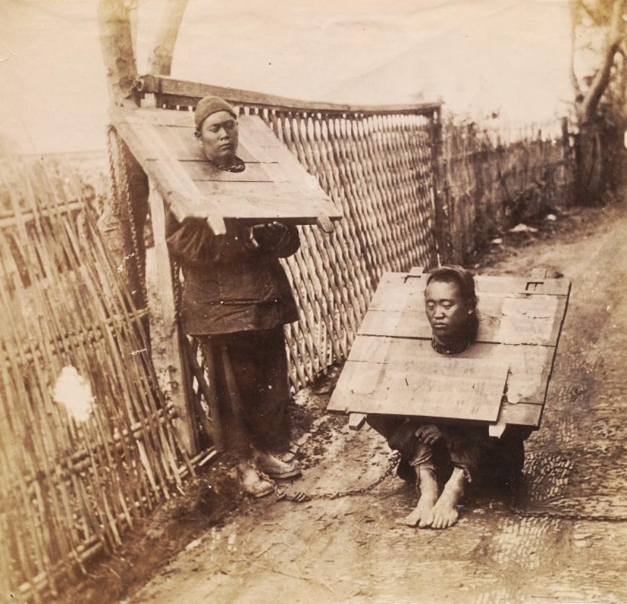 Prisoners in the Cange China By William Saunders.C 1870