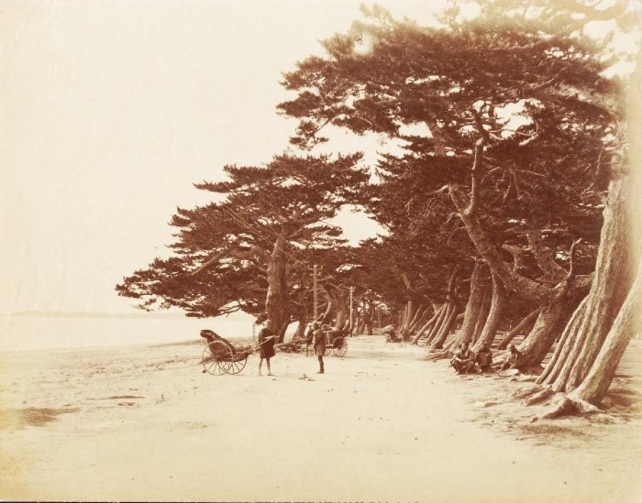 A Countryside Scene in Japan C1870
