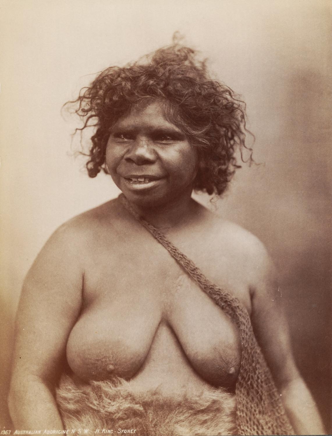 Aboriginal Lady. Australia By H.King C1885