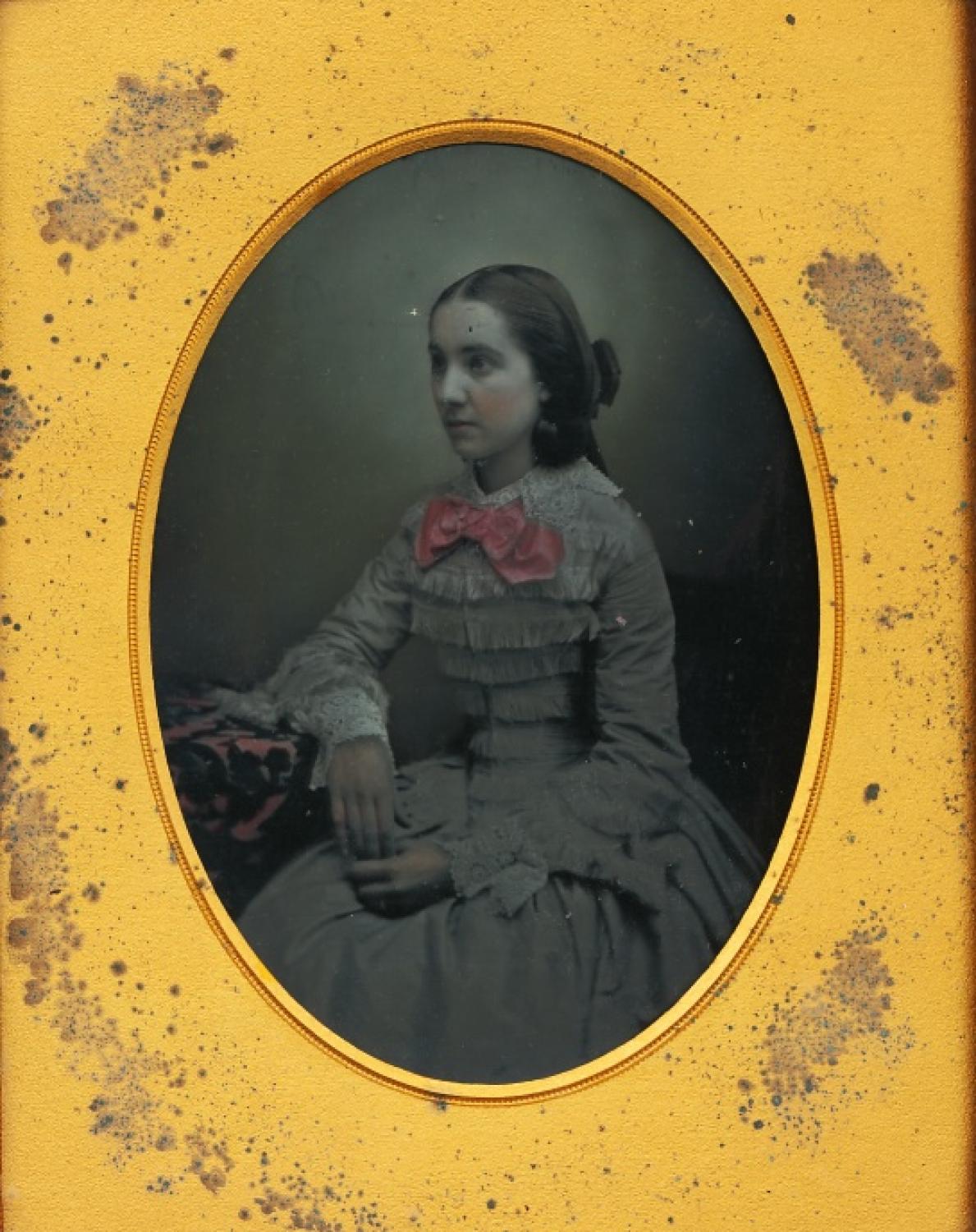 1/2 Plate Ambrotype of A Young Lady