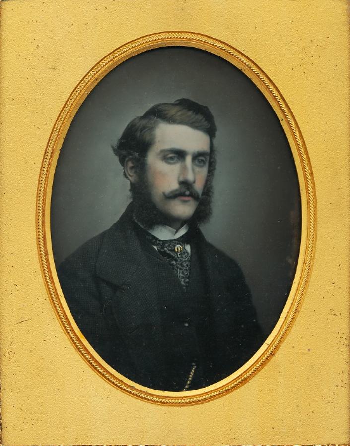 Hand Tinted 1/2 Plate Ambrotype A Gentleman
