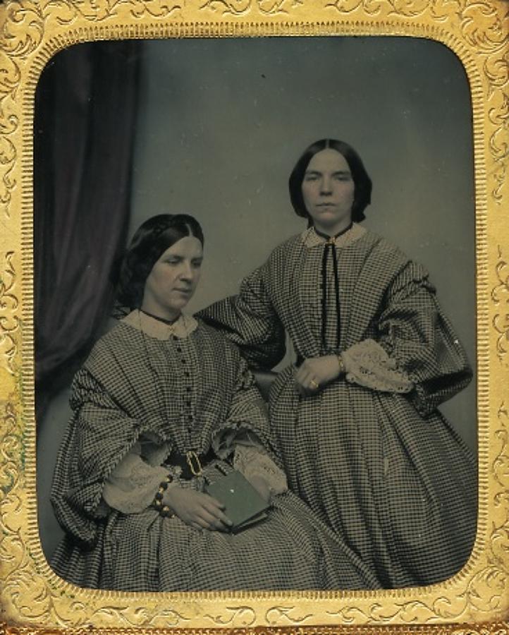 1/6 Plate Ambrotype  Twin Sister