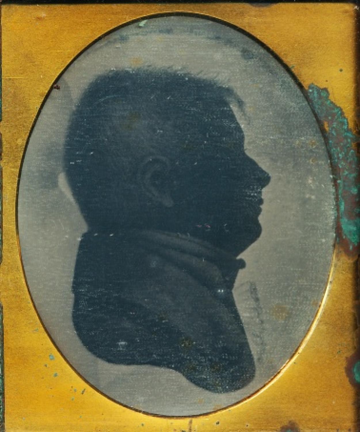 1/6 Plate Daguerreotype Rare Silhouette