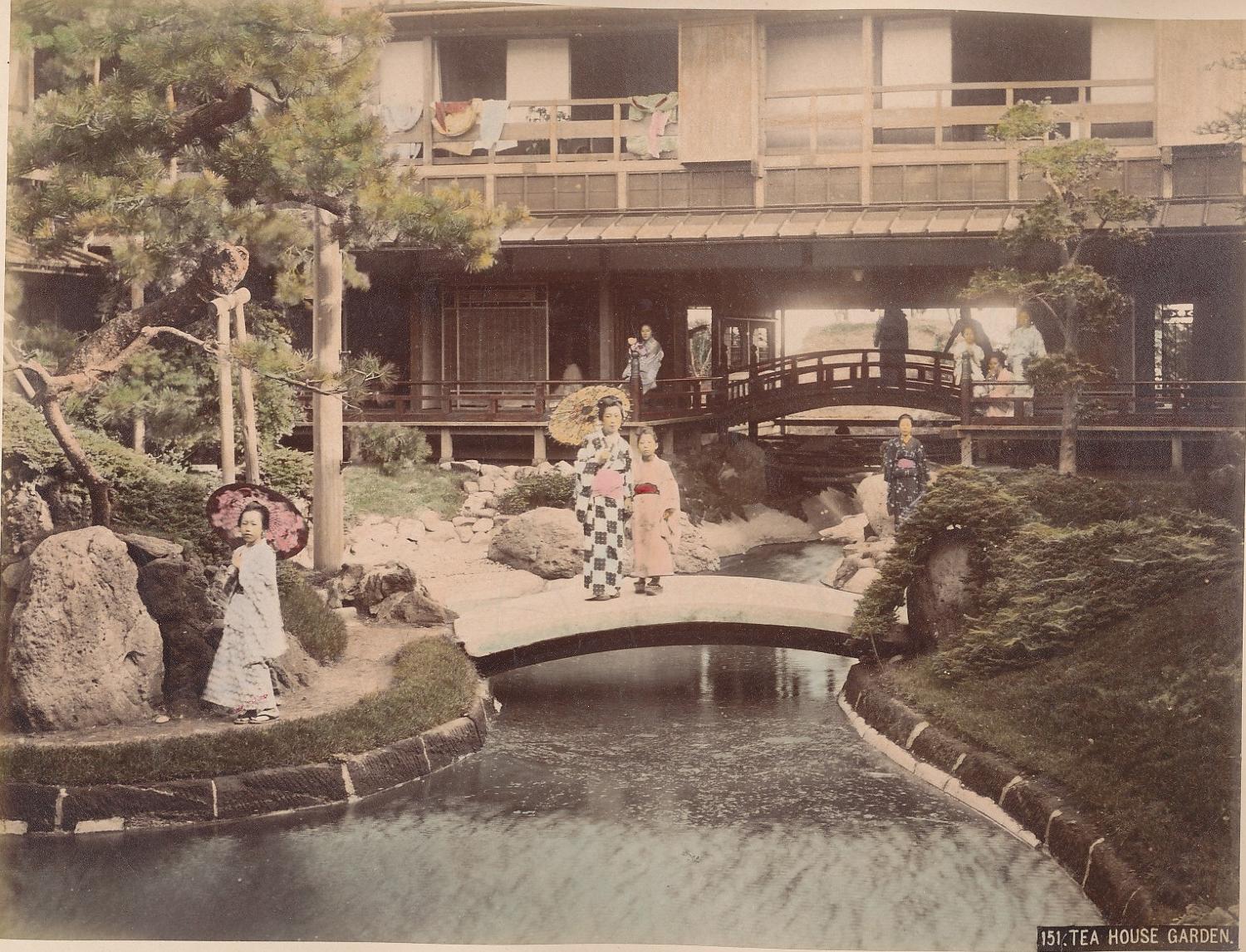 Tea House Garden Japan C1880