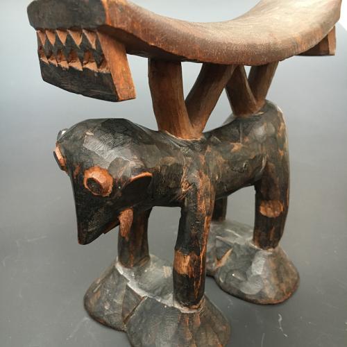 Shona Tsonga headrest in the form of an elephant