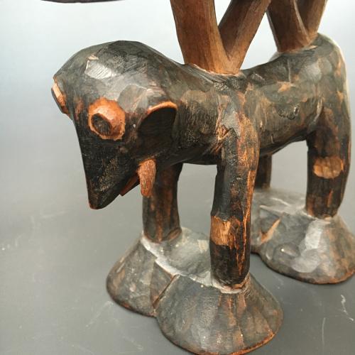 Shona Tsonga headrest in the form of an elephant
