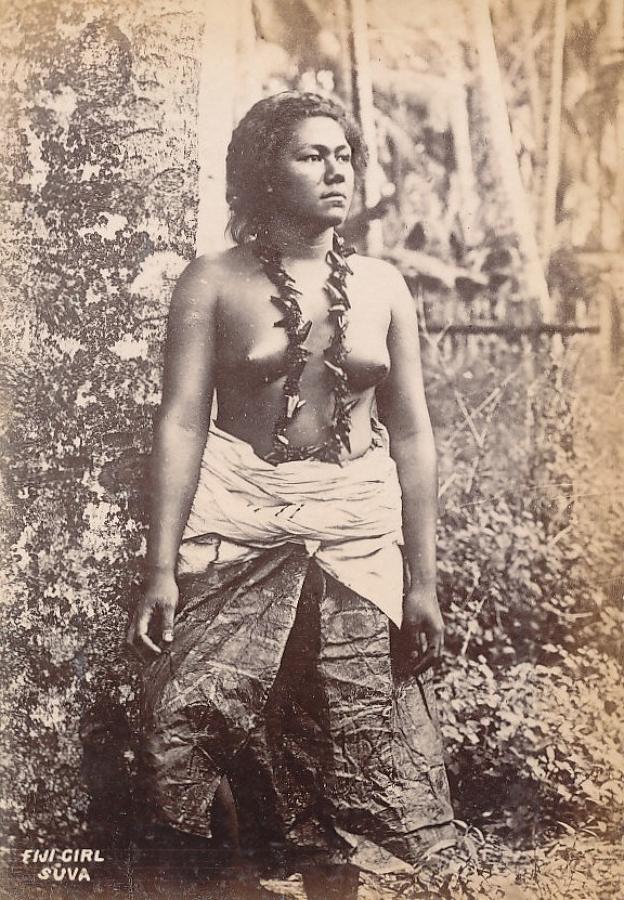 Native Fiji Girl Suva C1890
