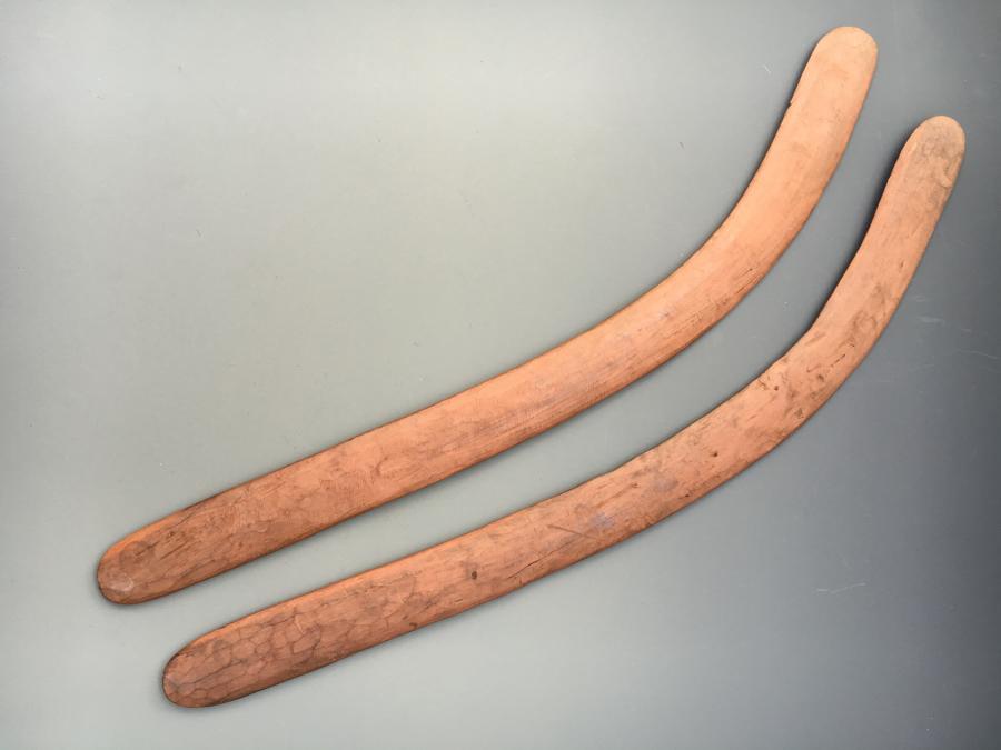 Pair of good boomerangs central Australia