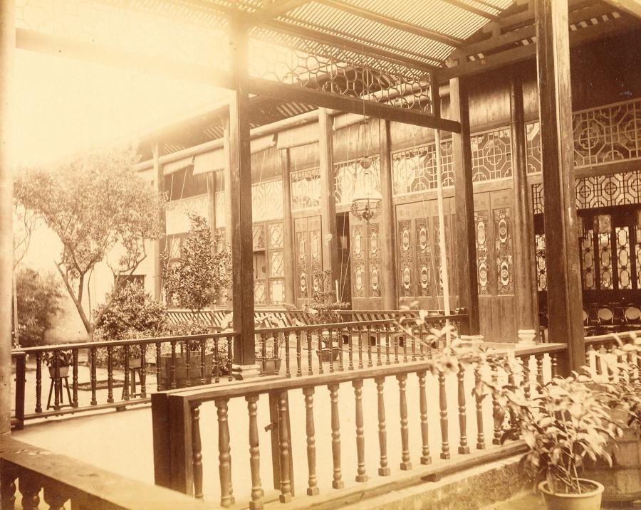 Private House in Canton China C1875