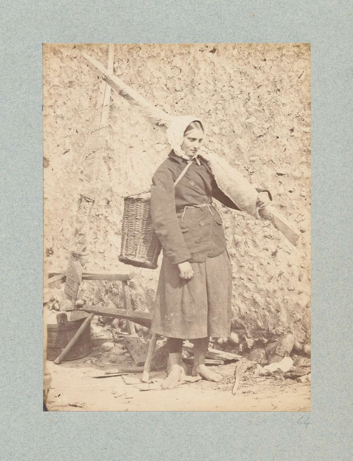 French Farm Girl By C Famin C1875