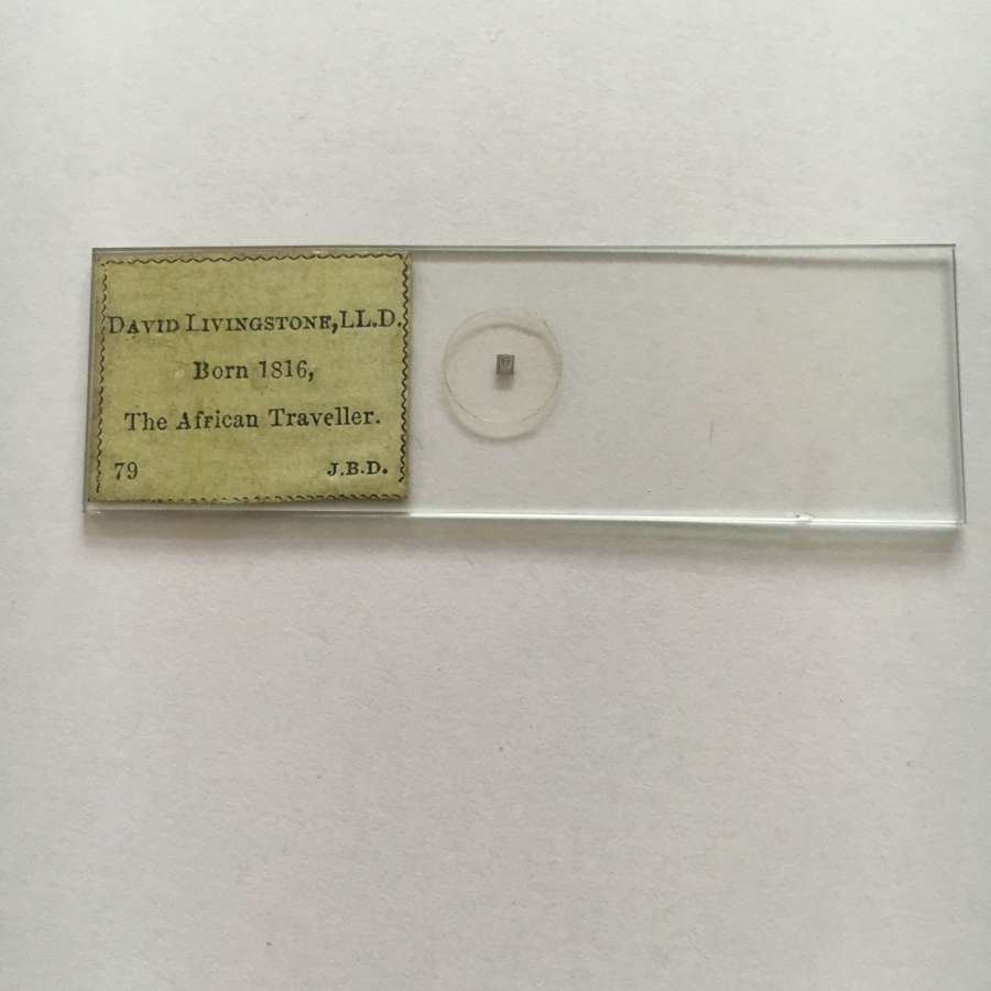 Microphotograph Microdot Slide By J. B. Dancer, David Livingstone African Traveller.