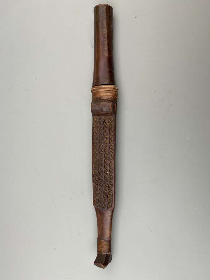 Shona dagger with carved wooden sheath Zimbabwa&nbsp;&nbsp;Africa