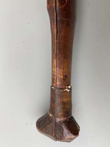 Shona dagger with carved wooden sheath Zimbabwa  Africa