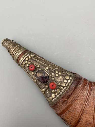 An Arab Dagger (jambiya) with belt early 20th Century