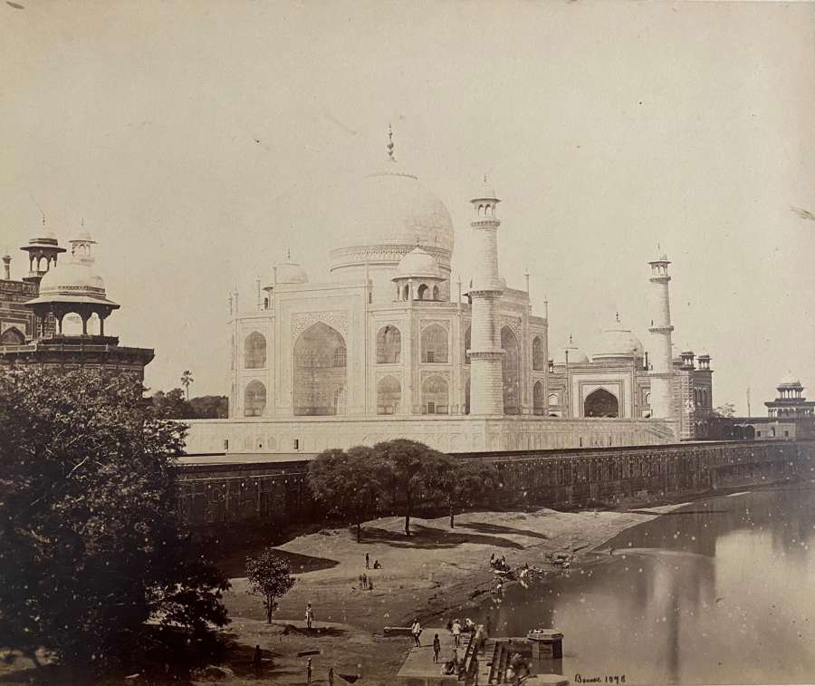 Taj Mahal India By Bourne 1878