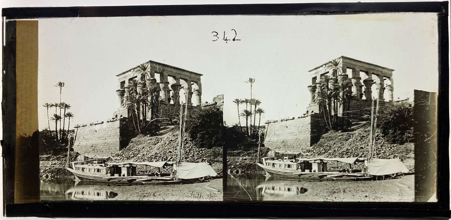 Stereoview The Hypaethral Temple (