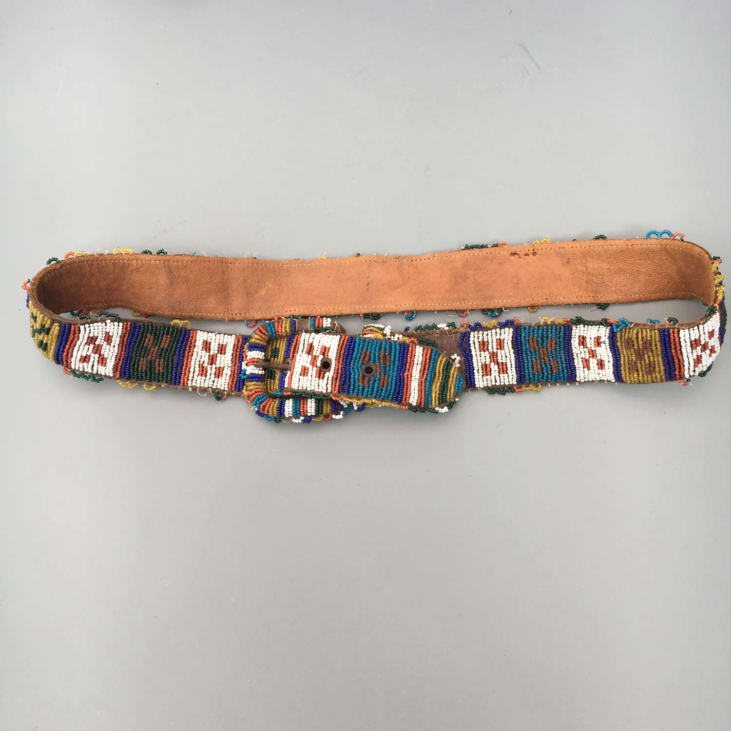 Native American Indian bead work belt
