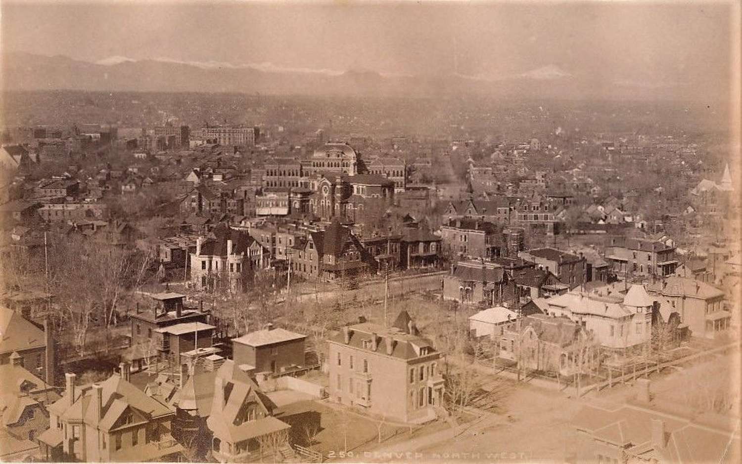Panorama of Denver City North West By William Henry Jackson.