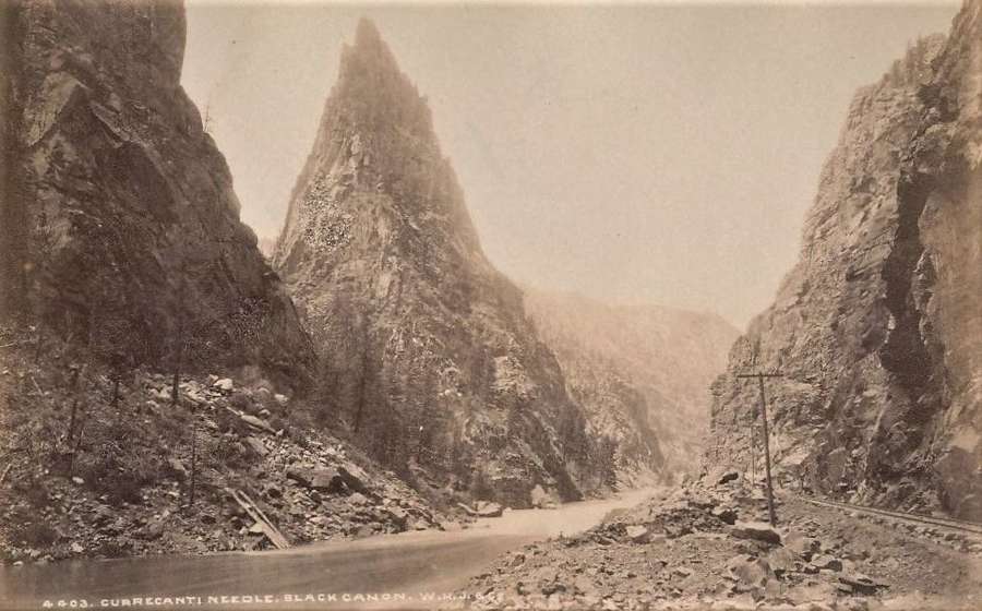The Rocky Mountains Currecanti Needle Black Canon William H Jackson
