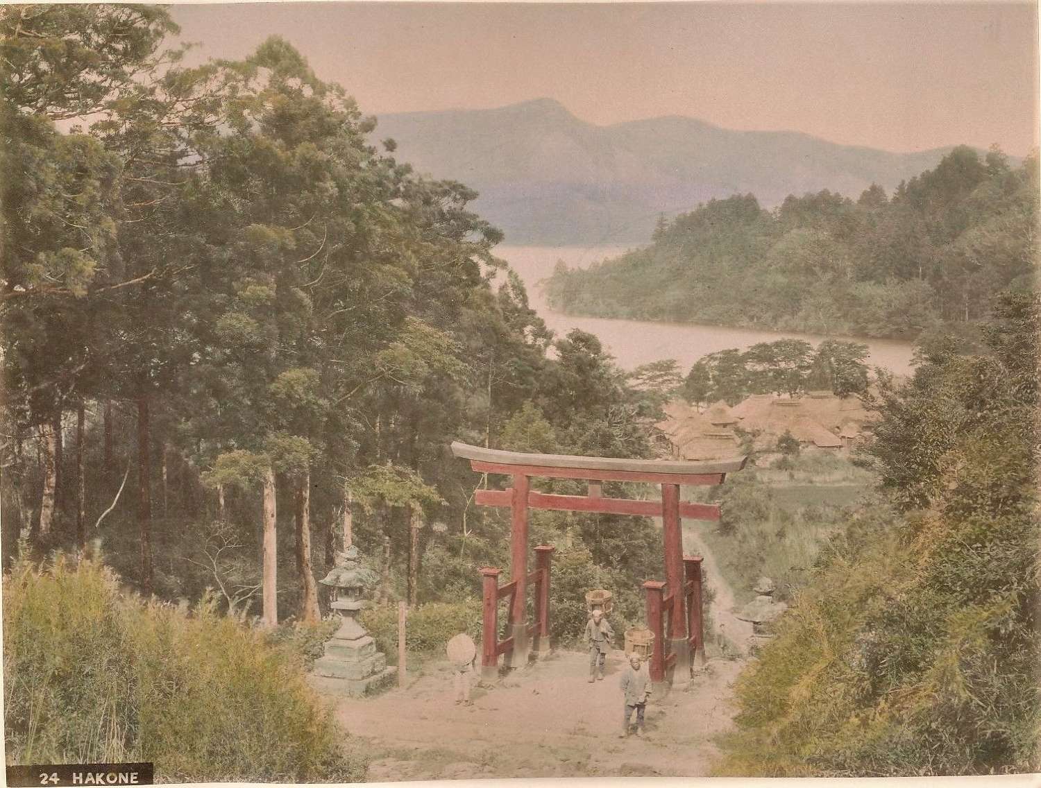 Coloured Photo Hakone Japan No 24 C1880 