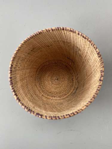 A fine double layered Tutsi Agaseke Basket Rwanda