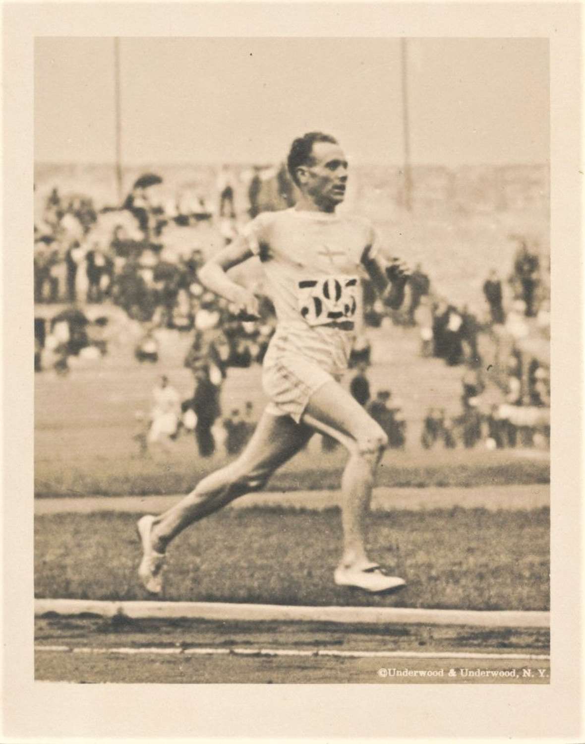 Photo of Paavo Nurmi, Finnish Runners, 1924 Paris Olympic.