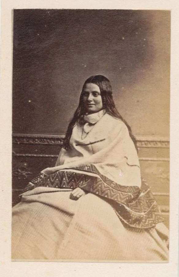 CDV photo Maori girl&nbsp;New Zealand C1875