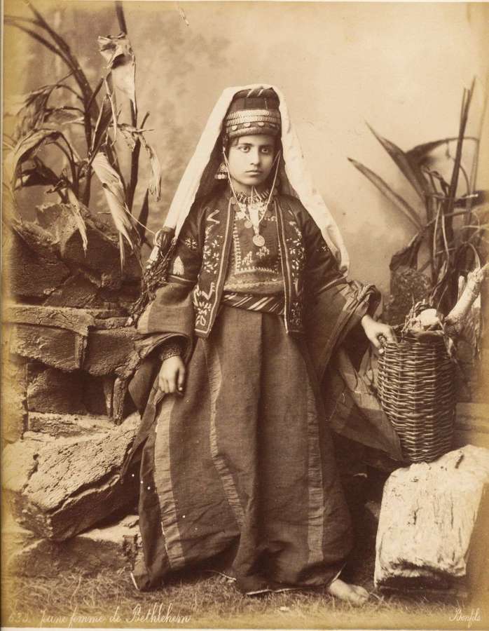 Native Girl&nbsp;Middle east By Bonfils&nbsp; C1880