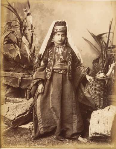 Native Girl Middle east By Bonfils  C1880