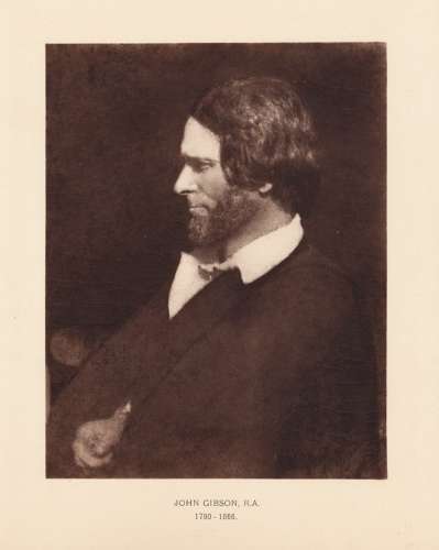 Hill & Adamson, Portrait of John Gibson Carbon print by  Annan & Co
